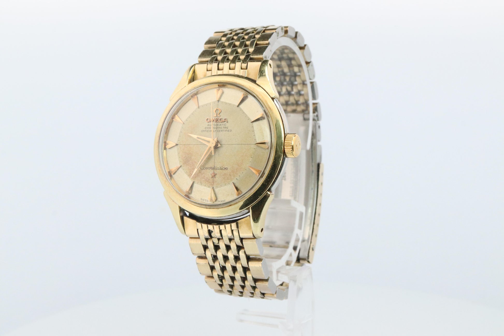 Omega Constellation Pie Pan Watch. Authentic Mens Omega Automatic 5852
