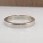 Bvlgari Ring. Bulgari Marry ME Platinum plain Band Pt950 Flat Genuine Bvlgari