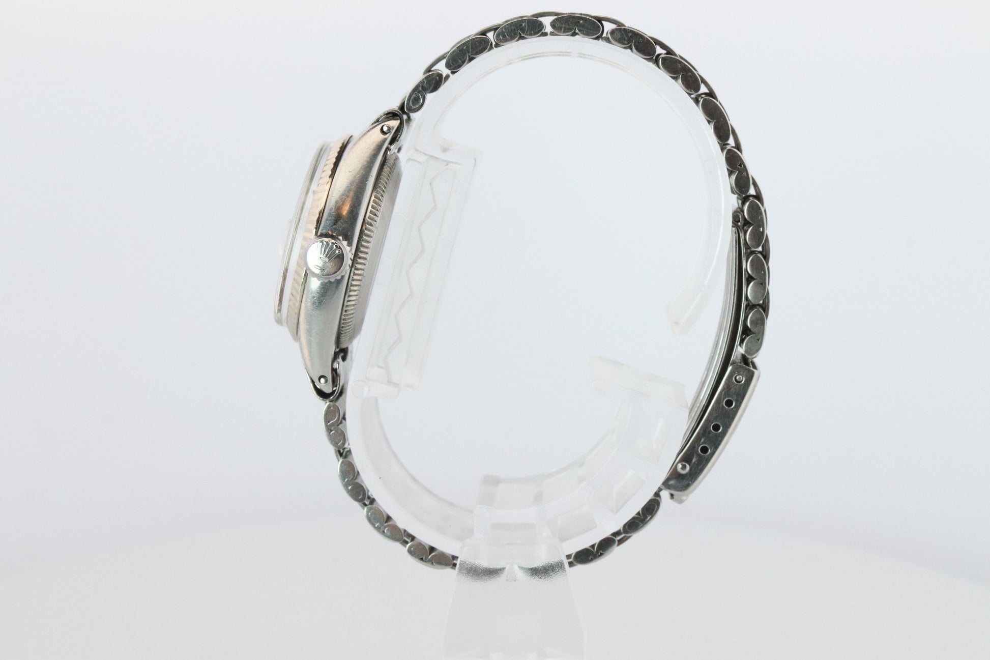 Genuine Rolex 6517 Oyster Perpetual Watch. Ladies ROLEX Automatic WG Bezel.