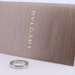 Bvlgari Ring. Bulgari Marry ME Platinum plain Band Pt950 Flat Genuine Bvlgari