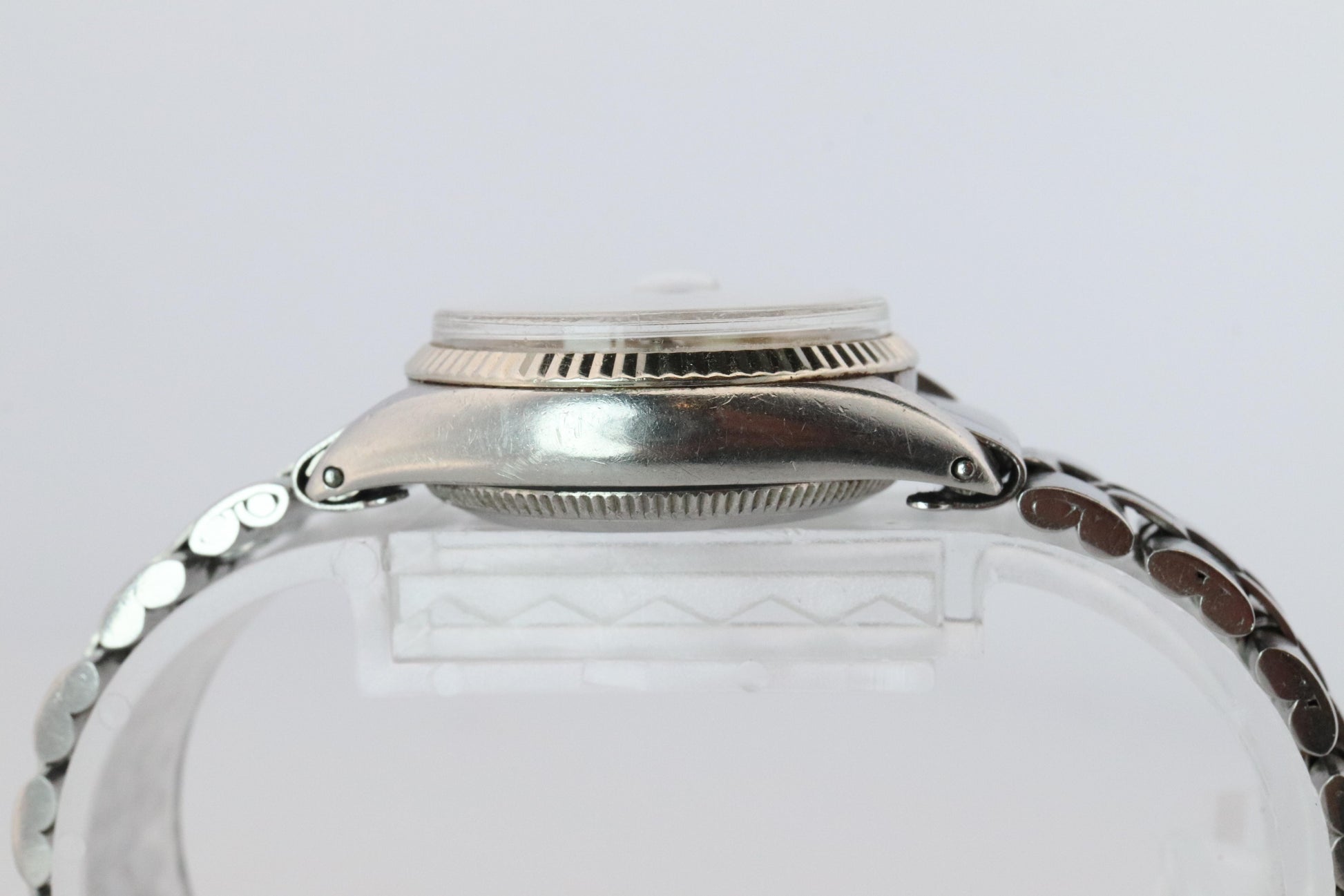 Genuine Rolex 6517 Oyster Perpetual Watch. Ladies ROLEX Automatic WG Bezel.