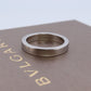 Bvlgari Ring. Bulgari Marry ME Platinum plain Band Pt950 Flat Genuine Bvlgari