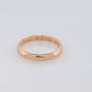 CARTIER 18k 750 Yellow Gold Ring. Cartier 2.5mm 18k wedding band.