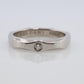 Bvlgari Ring. Infinito PT950 Platinum Diamond solitaire Bulgari Band.