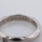 Bvlgari Ring. Infinito PT950 Platinum Diamond solitaire Bulgari Band.