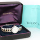 Tiffany and Co Watch. 18k Tiffany Tesoro Stainless Steel Ladies 25mm Wristwatch