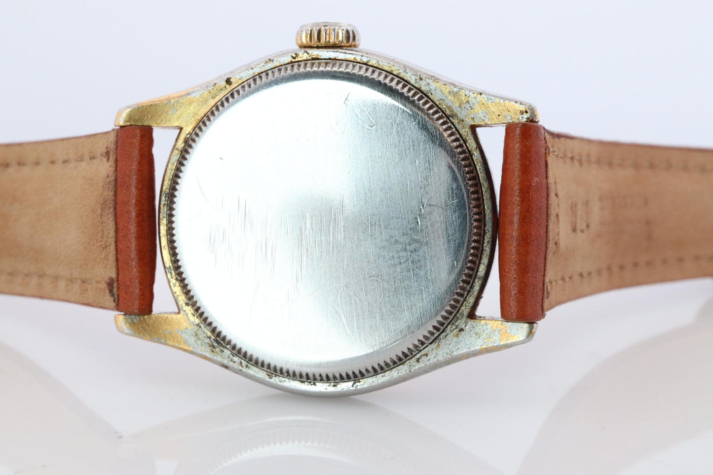 ROLEX Watch. Rolex ref. 6144 1950s Stainless Steel Mens Rolex watch.