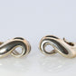 Tiffany & Co. Earrings. Infinity Love Sterling Silver 925 Earrings. Peretti