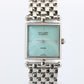 Van Cleef and Arpels 522642 watch. Classique Square Blue Shell Dial