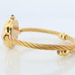 Vintage GUCCI Quartz 2700.2.L  Watch. Gucci Ladies Bangle Gold Tone Wristwatch