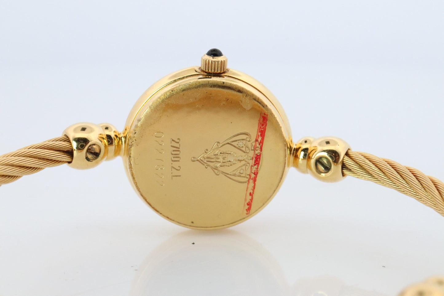 Vintage GUCCI Quartz 2700.2.L  Watch. Gucci Ladies Bangle Gold Tone Wristwatch