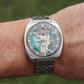 Vintage BULOVA Accutron watch. Spaceview Bulova Accutron Electric Transparent.
