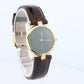 Genuine Cartier Watch. Must de Cartier Vendome Round Argent Vermeil Brown ladies