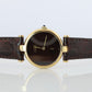 Genuine Cartier Watch. Must de Cartier Vendome Round Argent Vermeil Brown ladies