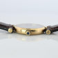 Genuine Cartier Watch. Must de Cartier Vendome Round Argent Vermeil Brown ladies