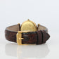 Genuine Cartier Watch. Must de Cartier Vendome Round Argent Vermeil Brown ladies