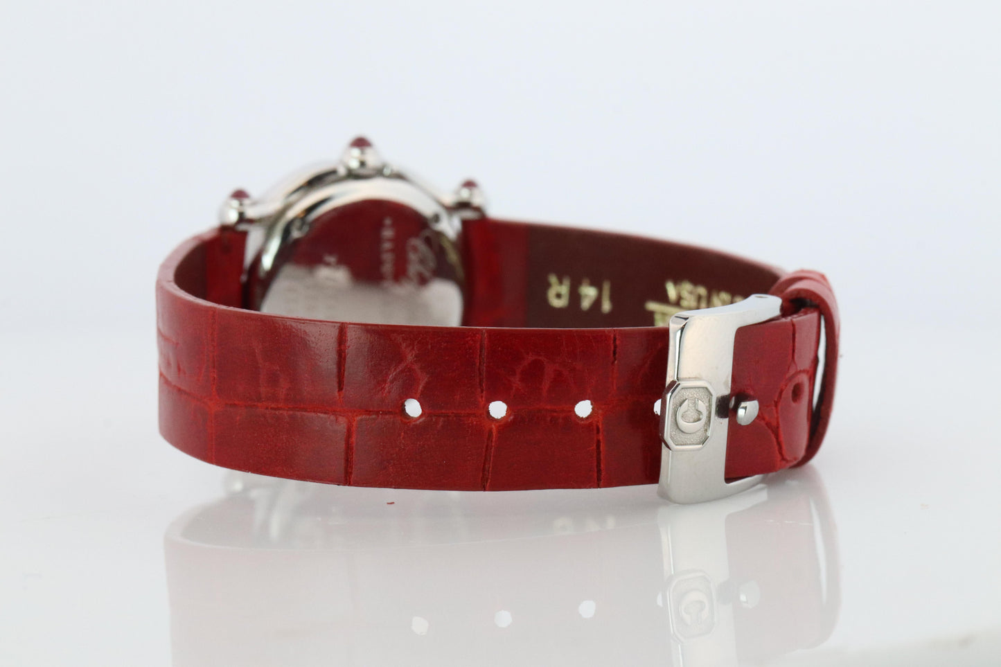 Chopard Happy Sport  Stars Ruby Diamond Watch. Chopard LUC 27/8245-21 Ladies