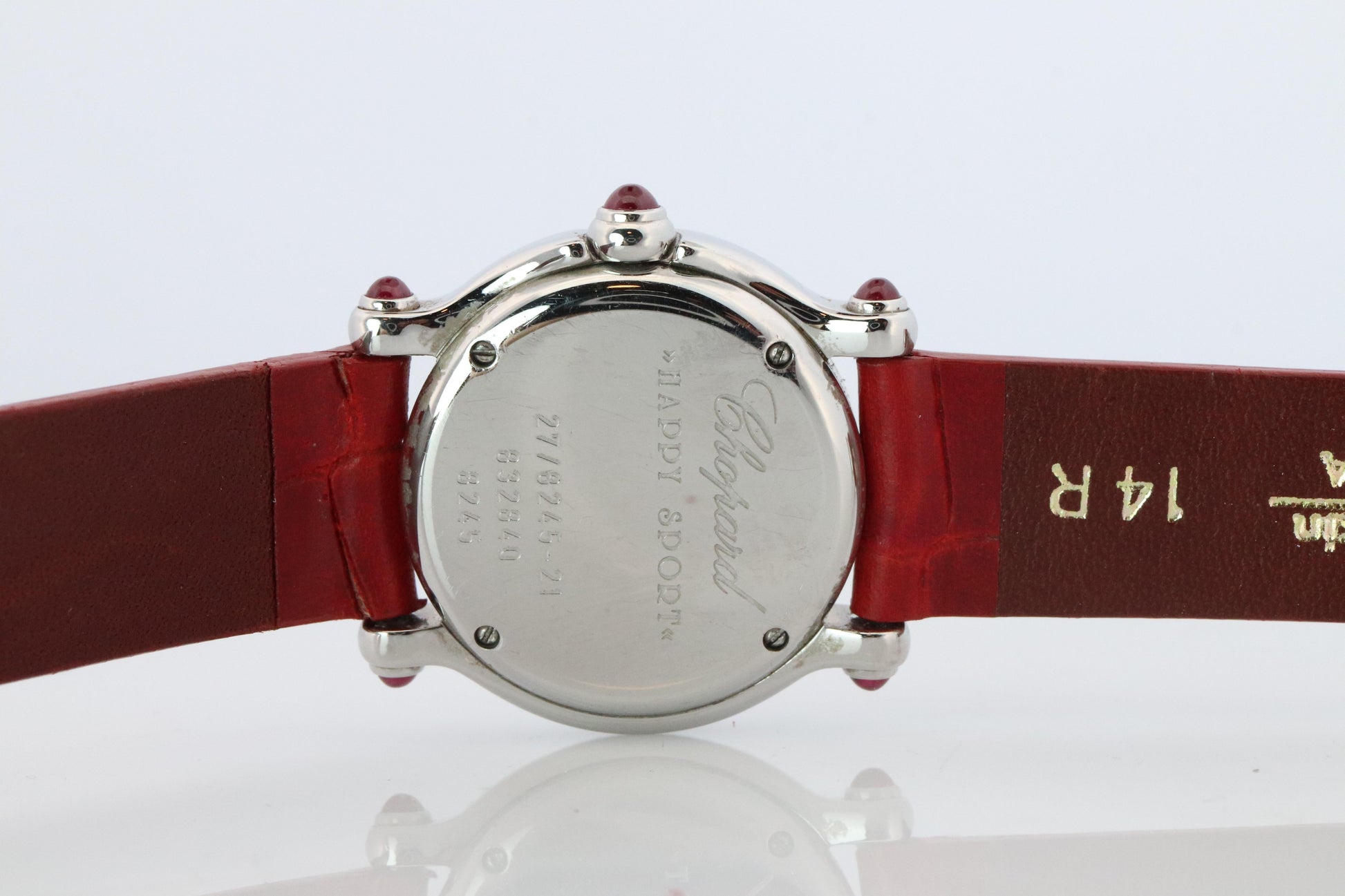 Chopard Happy Sport  Stars Ruby Diamond Watch. Chopard LUC 27/8245-21 Ladies