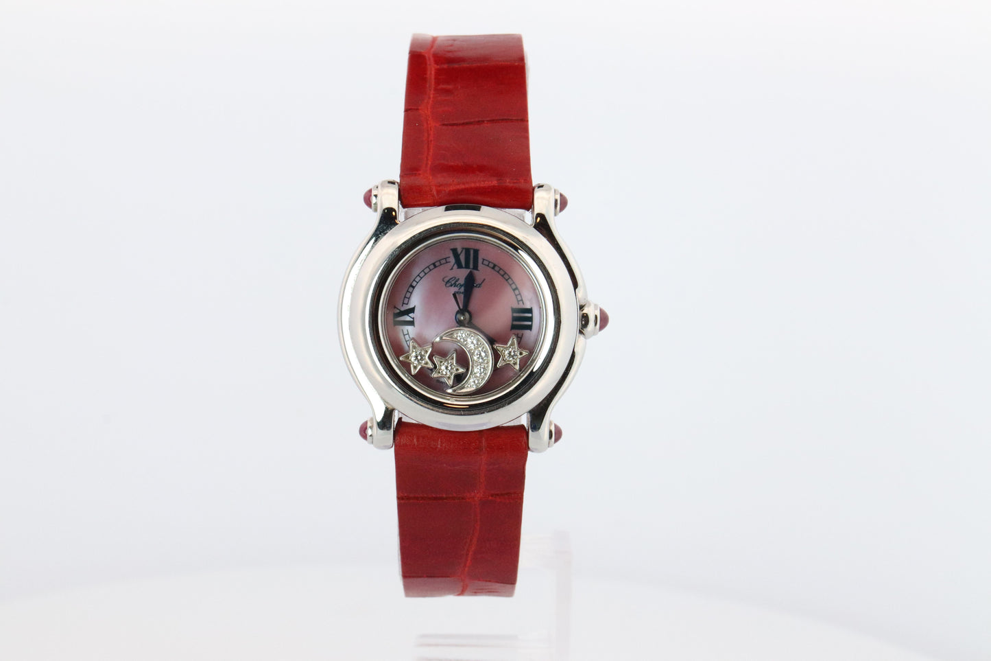 Chopard Happy Sport  Stars Ruby Diamond Watch. Chopard LUC 27/8245-21 Ladies