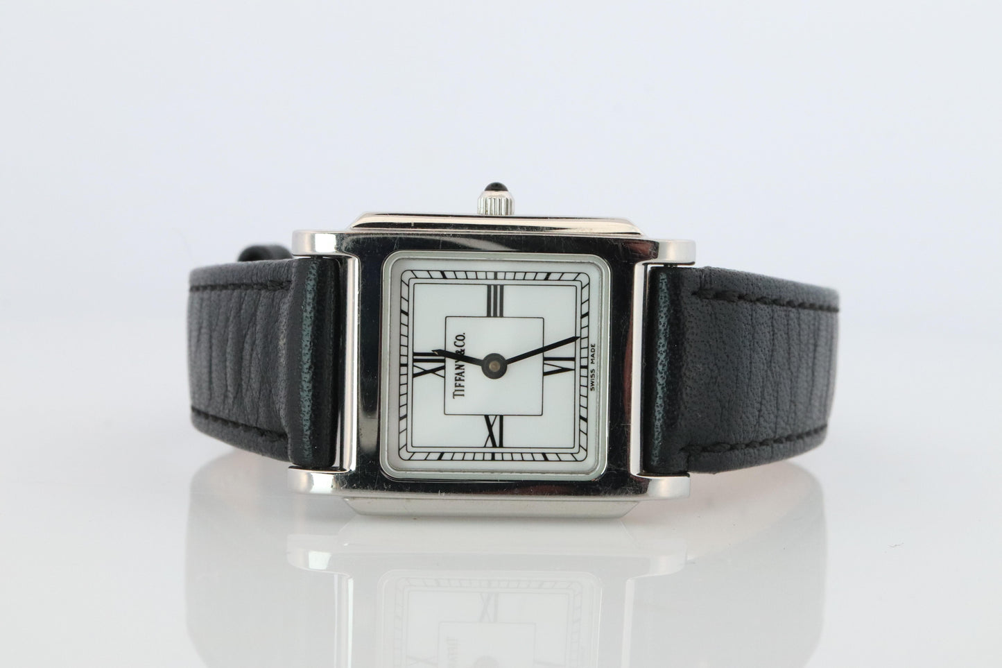 Tiffany and Co Watch. Tiffany Tank Quartz Watch. T&CO Square Portfolio.