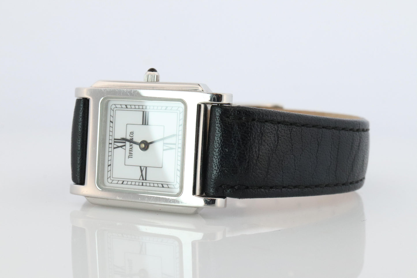 Tiffany and Co Watch. Tiffany Tank Quartz Watch. T&CO Square Portfolio.