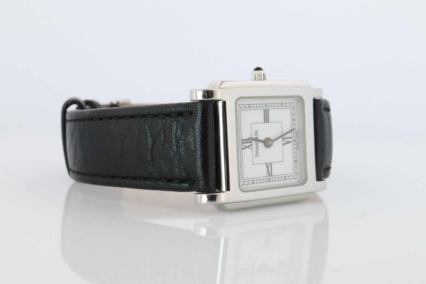 Tiffany and Co Watch. Tiffany Tank Quartz Watch. T&CO Square Portfolio.