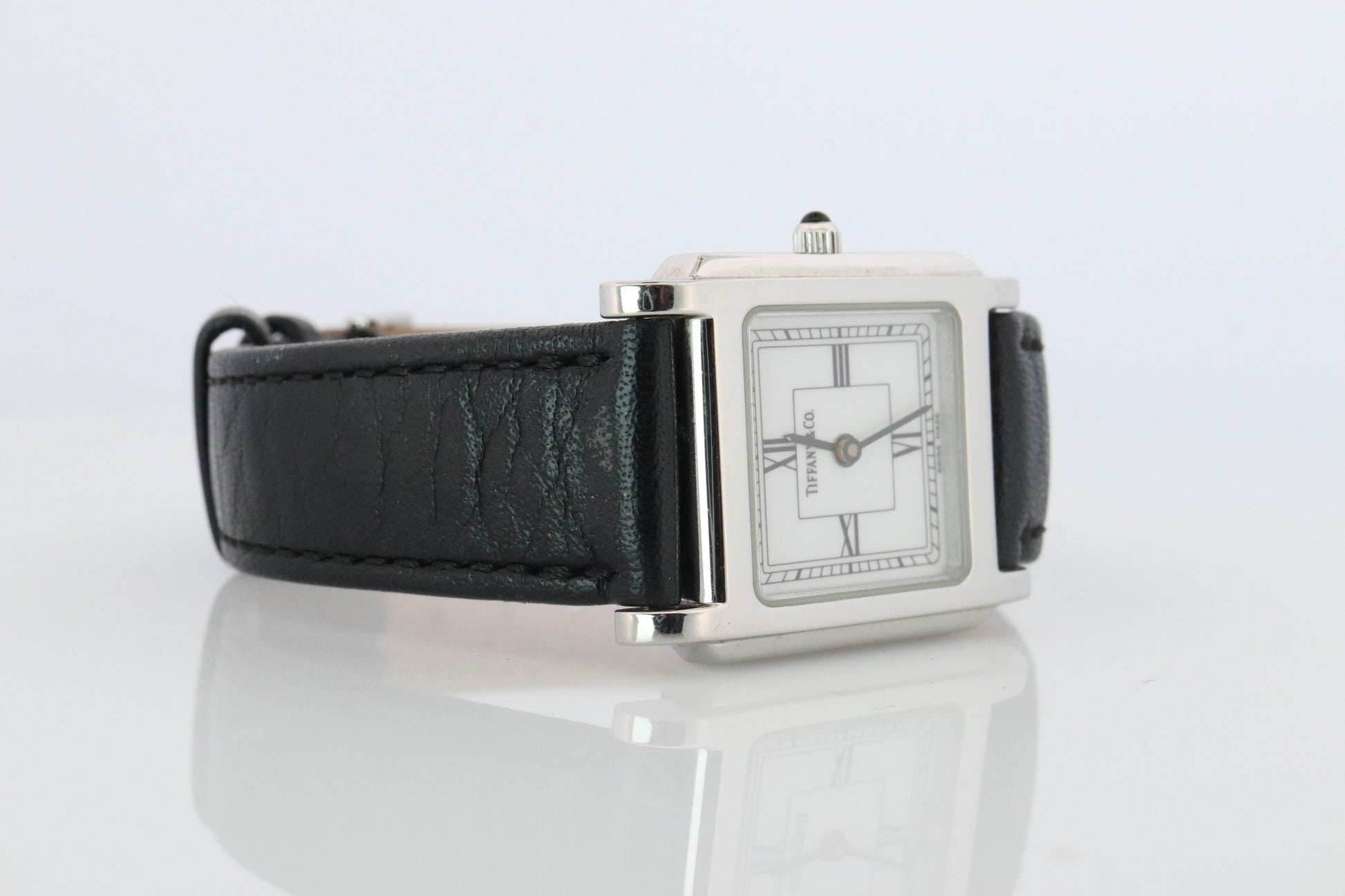 Tiffany and Co Watch. Tiffany Tank Quartz Watch. T&CO Square Portfolio.