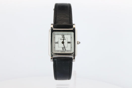 Tiffany and Co Watch. Tiffany Tank Quartz Watch. T&CO Square Portfolio.