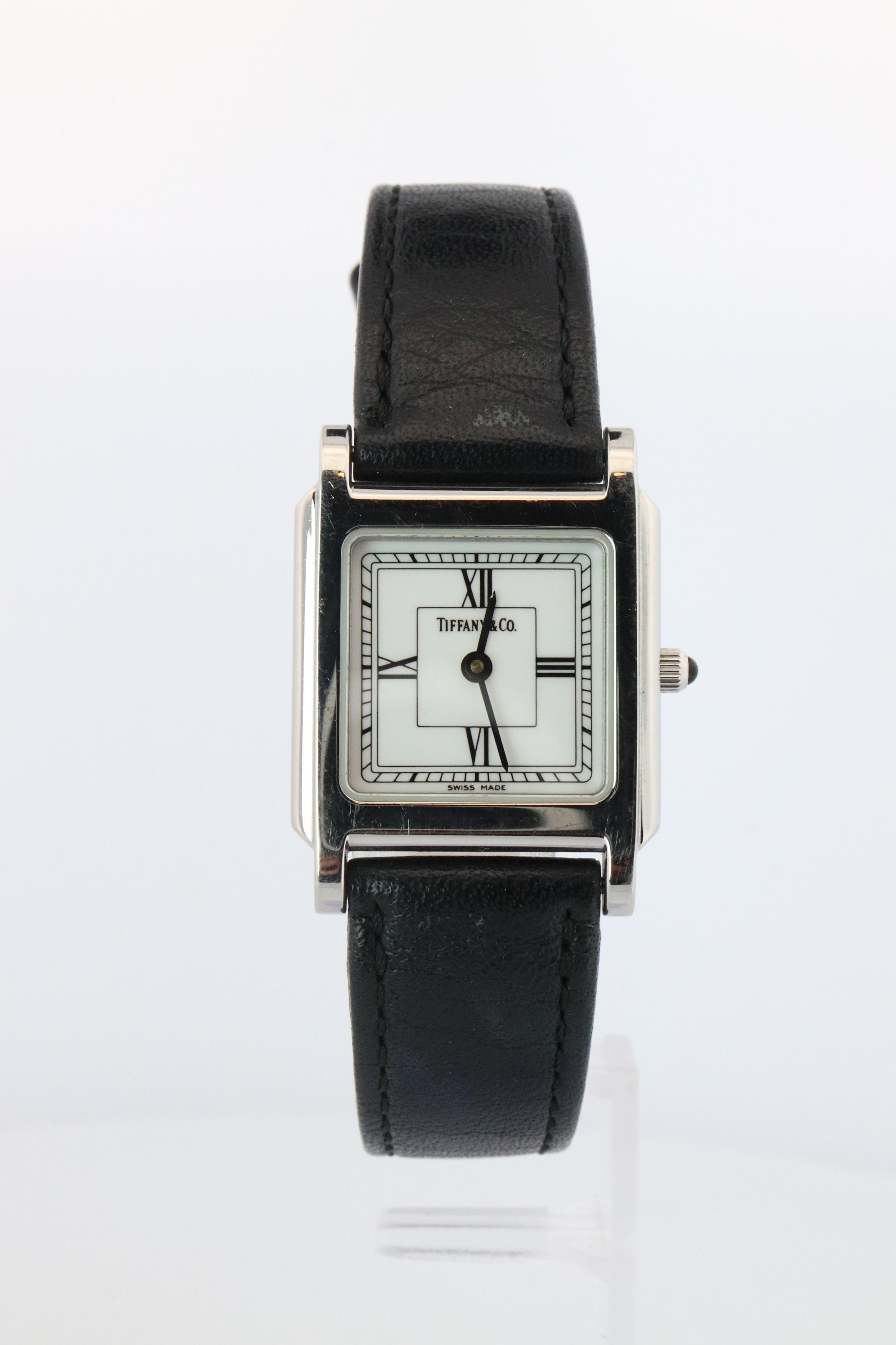 Tiffany and Co Watch. Tiffany Tank Quartz Watch. T&CO Square Portfolio.