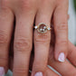 18k Chopard Happy Diamond ring. CHOPARD Happy Diamond band