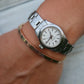 Genuine Rolex 6618 Watch. Ladies ROLEX Oyster Perpetual White Dial Wristwatch.
