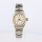 Genuine Rolex 6618 Watch. Ladies ROLEX Oyster Perpetual White Dial Wristwatch.