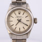 Genuine Rolex 6618 Watch. Ladies ROLEX Oyster Perpetual White Dial Wristwatch.