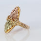 Black Hills Gold Ring. 10k Multi-Tone Black Hills Gold Filigree Ring.