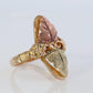 Black Hills Gold Ring. 10k Multi-Tone Black Hills Gold Filigree Ring.