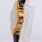 Van Cleef and Arpels Alhambra watch. 18k Gold VCA HH75210 Clove Black Dial.