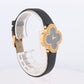 Van Cleef and Arpels Alhambra watch. 18k Gold VCA HH75210 Clove Black Dial.