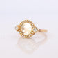 18k Chopard Happy Diamond ring. CHOPARD Happy Diamond band