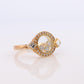 18k Chopard Happy Diamond ring. CHOPARD Happy Diamond band