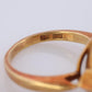 18k Chopard Happy Diamond ring. CHOPARD Happy Diamond band