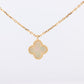 Van Cleef Arpels Alhambra Necklace . Genuine VCA 18k YG Sweet Shell Pendant