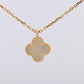 Van Cleef Arpels Alhambra Necklace . Genuine VCA 18k YG Sweet Shell Pendant