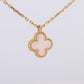 Van Cleef Arpels Alhambra Necklace . Genuine VCA 18k YG Sweet Shell Pendant