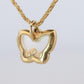 18k Chopard Happy Diamond Butterfly Pendant. So Happy Chopard Necklace