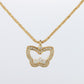 18k Chopard Happy Diamond Butterfly Pendant. So Happy Chopard Necklace