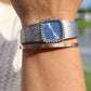 Genuine Rolex Watch. Diamond Bezel Blue Ladies Manual ROLEX 2611 Precision