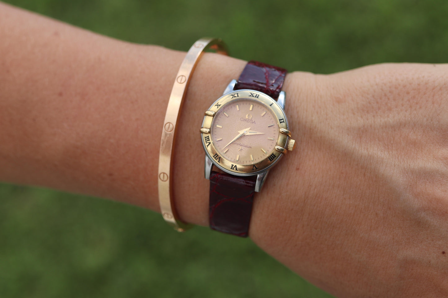 Omega Watch. Ladies Omega Constellation Manhattan Ladies 18k SS