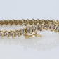 10k Diamond Tennis Bracelet. 10k S-LINK round diamond Tennis bracelet. 2.5CTW