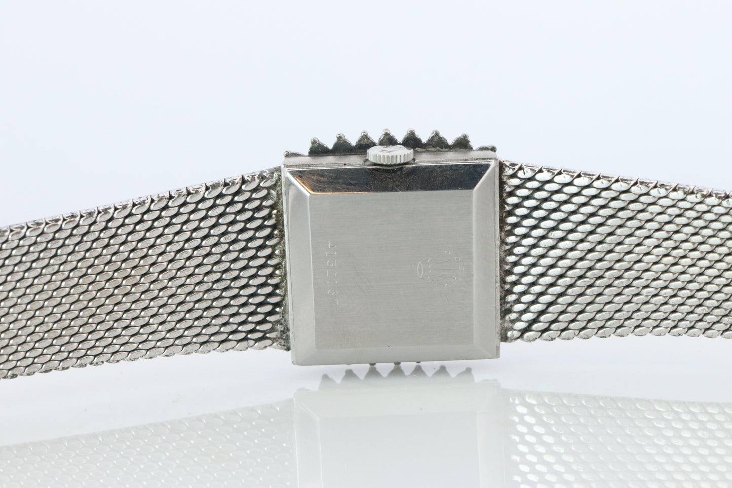 Genuine Rolex Watch. Diamond Bezel Blue Ladies Manual ROLEX 2611 Precision
