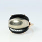 10k ONYX ring. Onyx Sterling Silver 10k gold ring. Sterling Silver Dome Modern